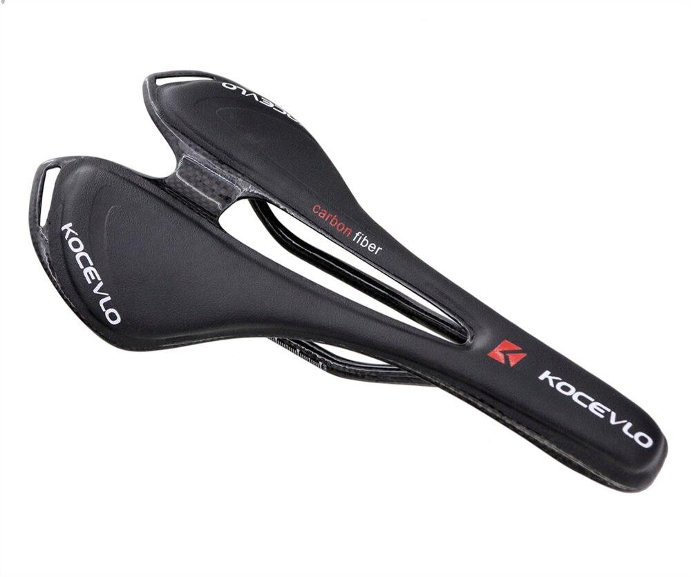 Седло KOCEVLO Carbon T800 из углеродного волокна и кожи, сверхлегкое седло для шоссейного велосипеда MTB
