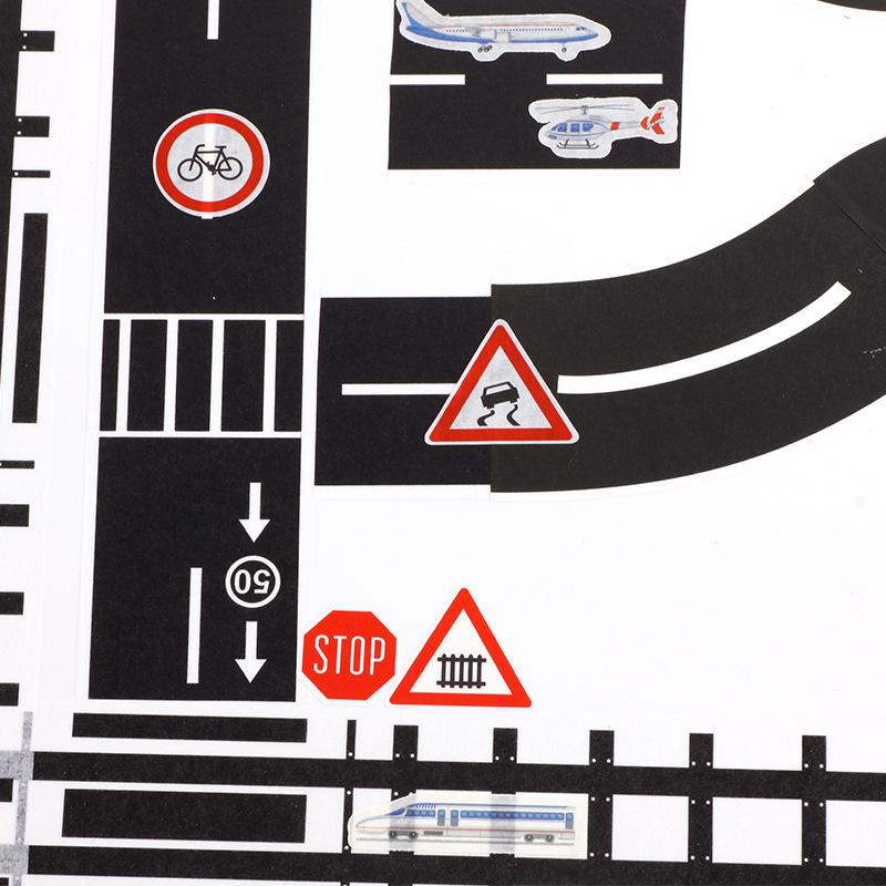 1 PCS 5m Railway Train Curve Design Washi Tape Handmade Road Traffic Tape Scrapbook Sticker Label Masking Tape