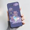 Чехол для Asus ROG Phone 5 5s ZS673KS I005DA I005DB ZS676KS Чехол Эстетичный Модный Милый Кот Мягкий Силикон Черный ТПУ Задняя Крышка