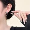 Серьги-подвески Черная Кошка из сплава Сладкие Легкие Роскошные Серьги Серьги с Черным Котенком Для Девочки Женщины