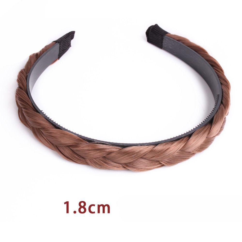 Elastic Hair Accessories Headwear Twisted Wig Headband Synthetic Wig Hair Bands Braided Headband