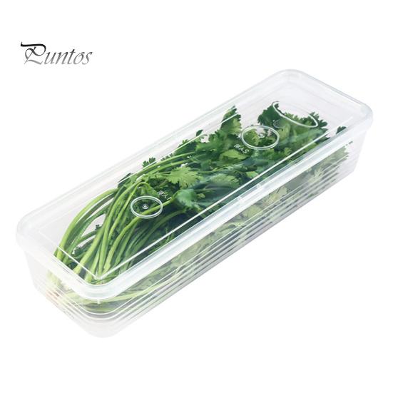 1/3 шт. Прозрачный ящик для хранения в холодильнике, органайзер для овощей, пищевой, без BPA, складной, многофункциональный, сохраняющий свежесть ящик