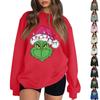 Women's Fashion Long-Sleeve Pullover Sweatshirt With Fun Christmas  Print