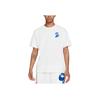 Nike World Tour Edition Logo Crew Neck T-Shirt Men Tops White DA0990-100