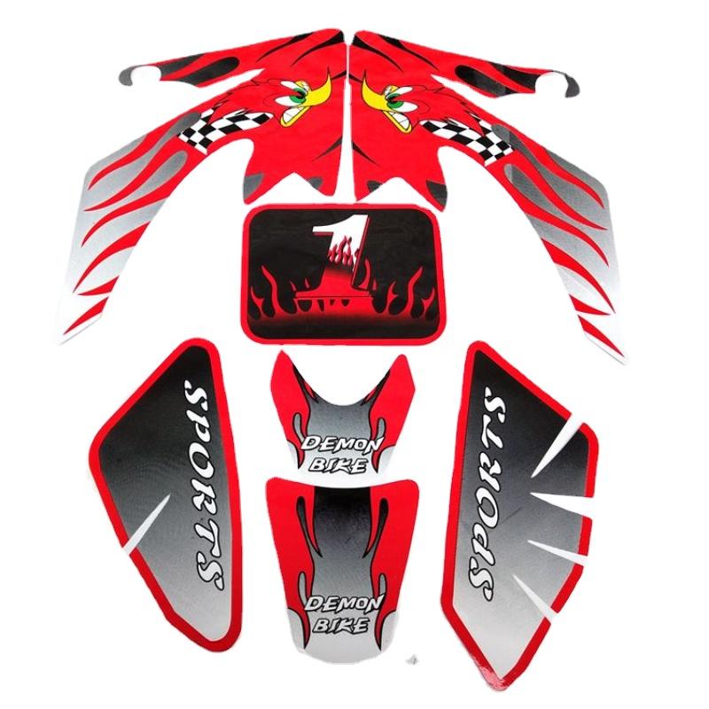 GRAPHICS & BACKGROUND DECAL Sticker Kits for CRF50 Lifan SSR110 Apollo Kymco TaoTaoDB17 50cc 110cc 125cc Pit Dirt Bike