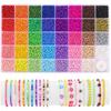 39-Color Mixed 3Mm Rice Beads, Handmade Jewelry Materials 9600 Seed Beads, Bracelets, Necklaces, Diy Accessories