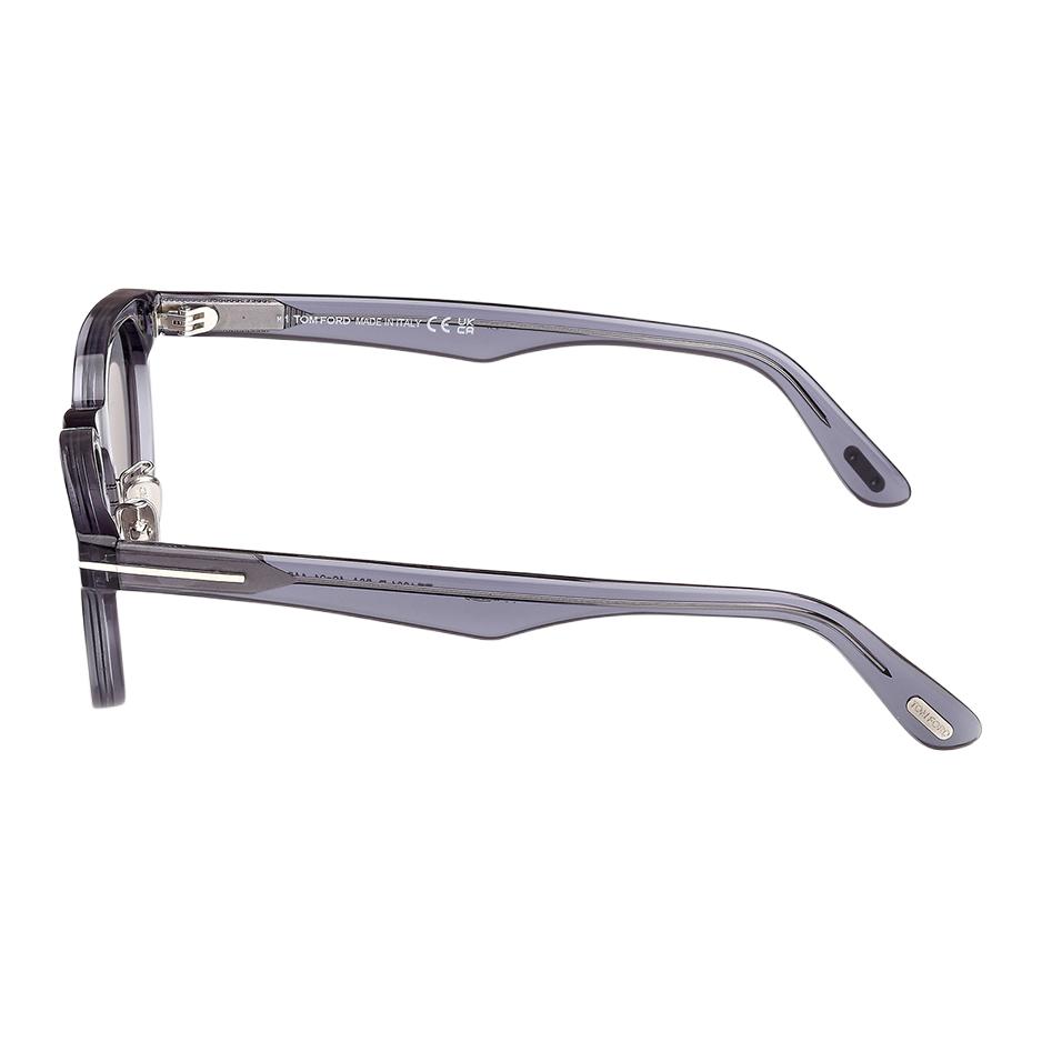 TF Mirror Leg Logo Square Sunglasses Unisex sunglasses Gray TF1231D4990A