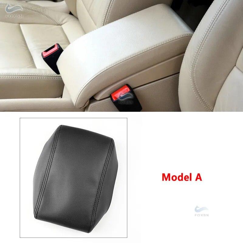 Мягкий кожаный чехол на подлокотник из микрофибры для VW Touran 2006-2012 салона автомобиля, центральный контрольный подлокотник, кожный покров, наклейка, отделка