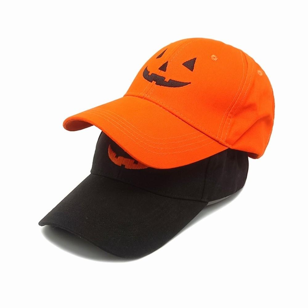 Lightweight Halloween Baseball Cap UV Protection Sunshade Cap Funny Pumpkin Embroidery Hat Outdoor