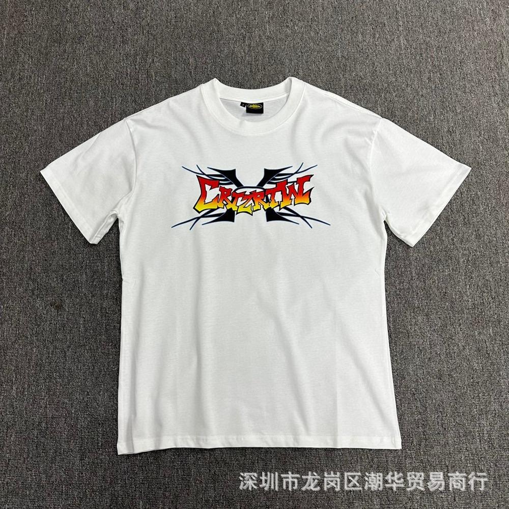 Cross-border Corteiz tide brand Alcatraz summer retro printing men's and women's trend loose casual short-sleeved T-shirt