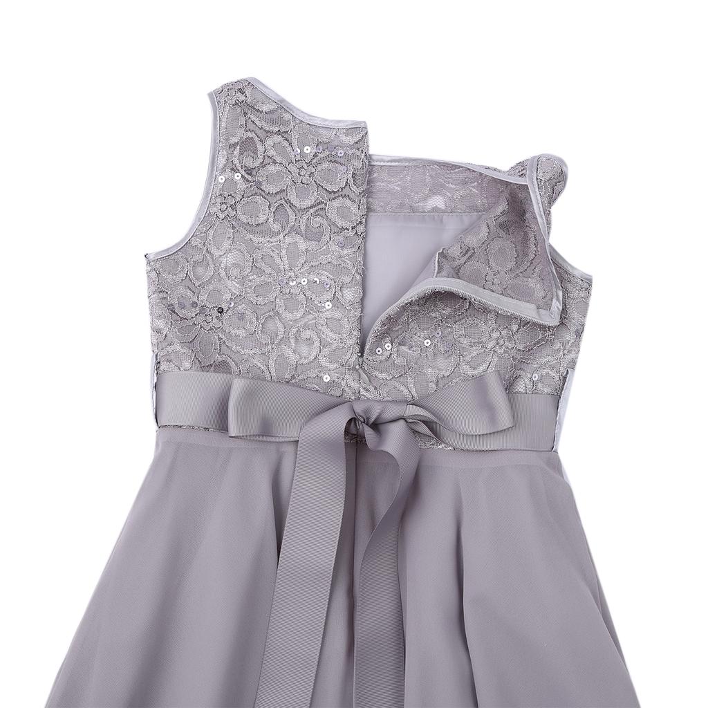 Детское кружевное платье без рукавов для девочек, свадебное платье подружки невесты с цветочным узором для девочек, танцевальное платье для выпускного вечера