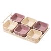 Ceramic Divided Snack & Fruit Platter Set