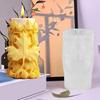 3D Autumn Leaves Relief Cylindrical Candle Silicone Mold Handmade Maple Leaf Column Resin Mould Maple Leaf Cement Gypsum Molds