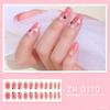 22 Finger Manicure Stickers Nail Polish Film Nail Stickers 5D Bronzing Waterproof Adhesive Nails Summer Hybrid