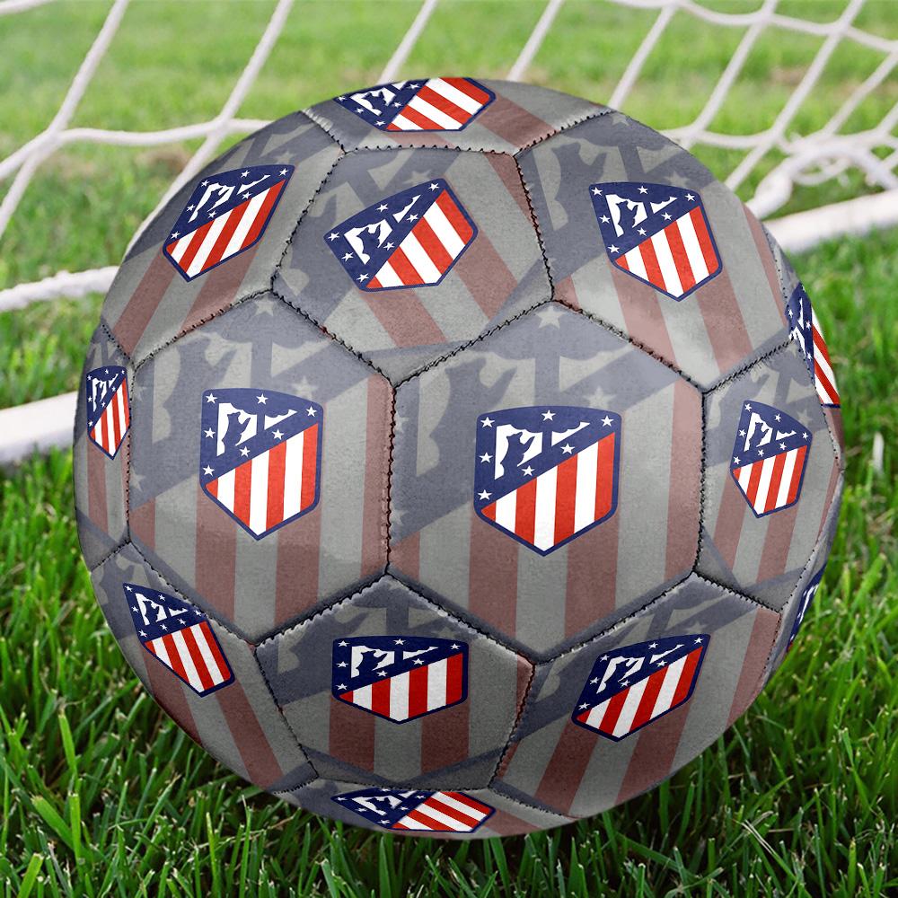 football club Print Size 5 Soccer Ball, Standard Match Football for Sports Game and Team Practice, Ideal Gift for Soccer Fans