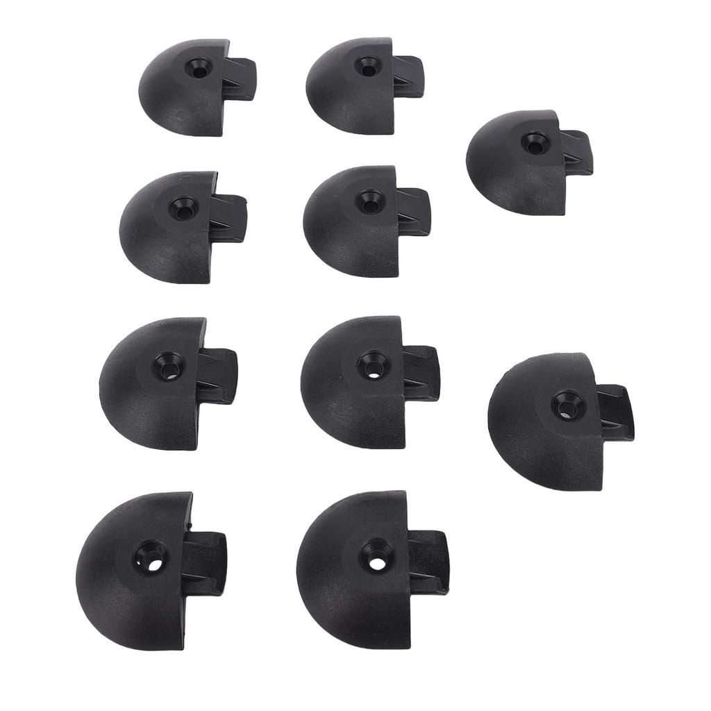 10PCS Angled End Cap for L Track Semi Circular Shape End Fittings Eliminates Pointed Edges On L Rail for Truck Bed