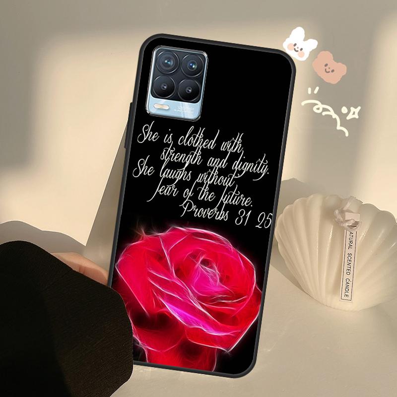 Христианский Иисус Христос Библейский стих Для Realme GT Neo 2 3 Master 9i 8i 8 9 Pro Plus Чехол Для OnePlus 10 Pro 9 9R Nord2 Чехол