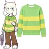 Толстовка унисекс с круглым вырезом Undertale Азриэль Дримурр, 3D-печать, пуловер, костюм для косплея по игре, с длинным рукавом, уличная одежда, повседневные топы