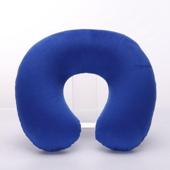 U-shaped Neck Cushion Inflatable Memory Foam Fatigue Relief Flight Headrest Sleep U-shaped Cushion Plane Accessories
