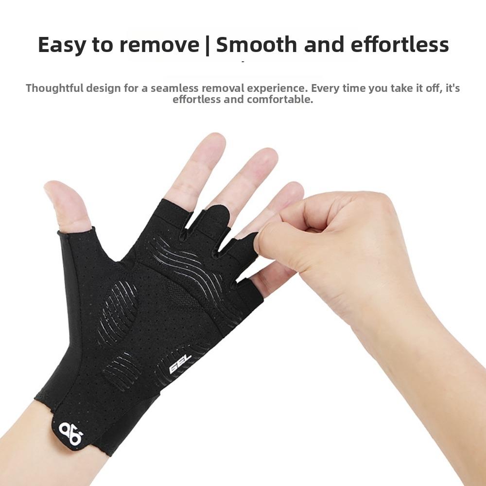 Breathable Half-finger Bicycle Gloves Anti-slip Biking Gloves New Cycling Gloves  Fitness