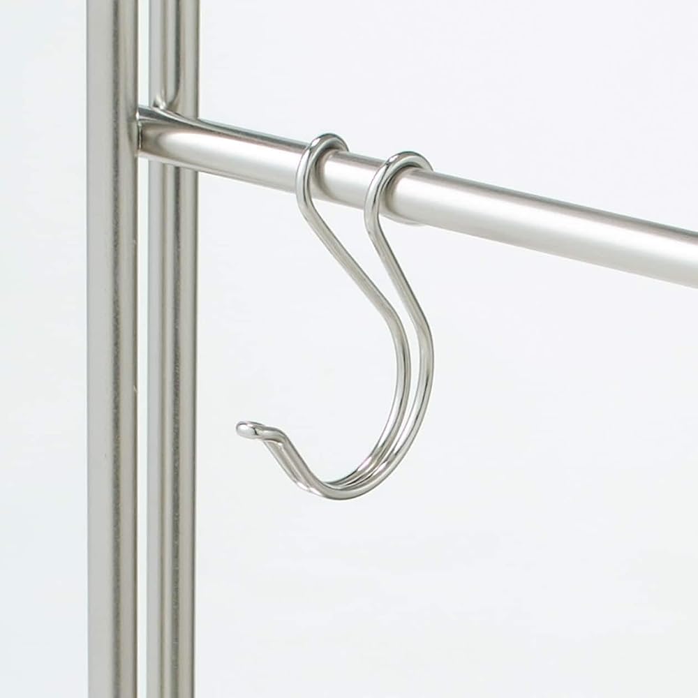 MUJI Stainless Steel Hooks, Small, 3-Pack, 1cm Diameter x 25cm, Silver (Item No. 38755630)