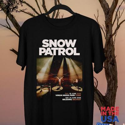 Snow Patrol Футболка The Forest Is Path Тур по Ирландии Полный размер S 5XL