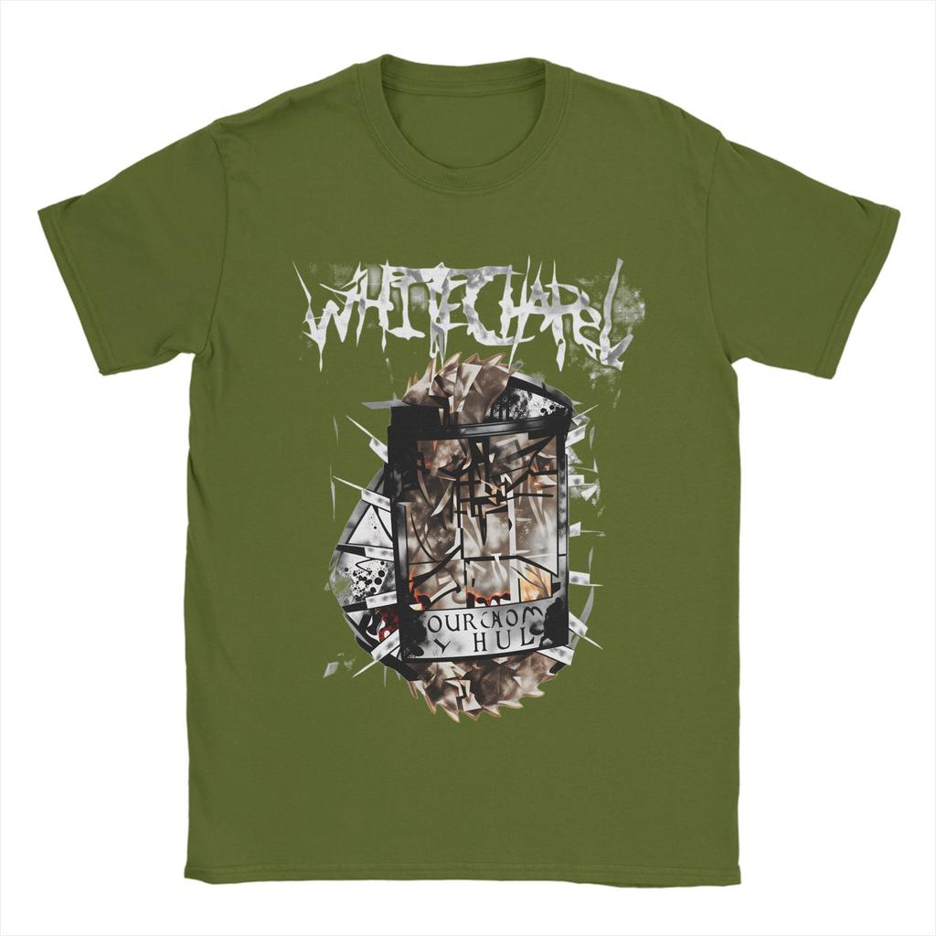 Rock Whitechapel Deathcore Band Art Unisexs T Shirts Amazing Tee Shirt Short Sleeve O Neck TShirt Cotton Gift Tops