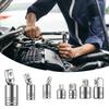 7pcs Socket Adapter Set Universal Joint Ratchet Accessories Corrosion Resistant for 1/2 3/8 1/4 Drive Sockets & Spanners
