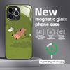 Cute D-Dinotaeng  Phone Case For iPhone17 16 15 14 13 12 11 X XR XS 8 Plus Mini Pro Max Glass Magnetic Case