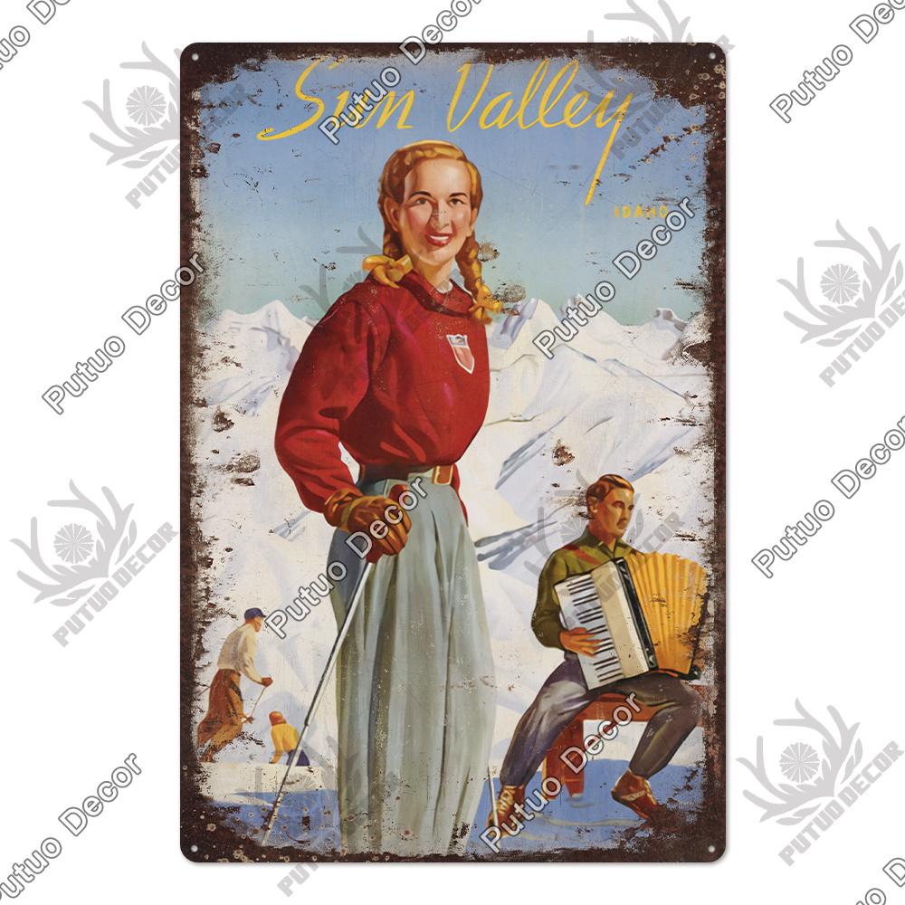 Decor Fun Animal Vintage Tin Sign Plaque Metal Plate Wall Art Decor for Living Room Man Cave Cafe Farmhouse Retro Poster