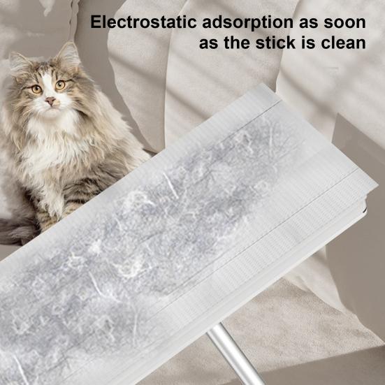 Швабра для деревянного пола с 20 одноразовыми простынями Система простого крепления Легкая конструкция Эргономичная ручка Чистящее средство для пола