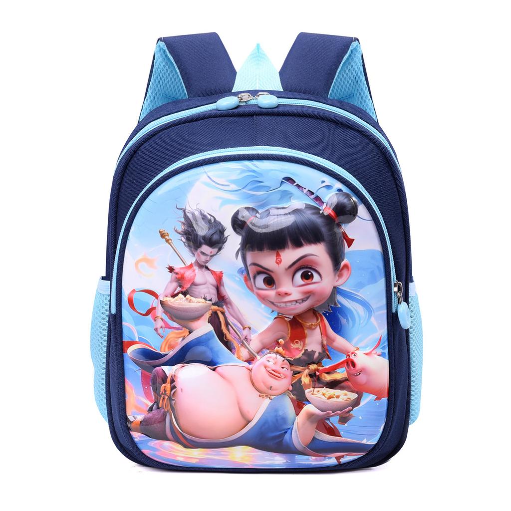 School Bag New Nezha Casual Love Cartoon Children's Bag Versatile Foreign Style Lightweight Backpack