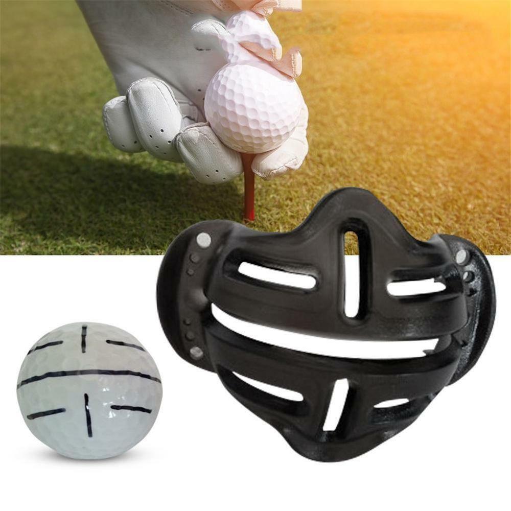 Black PP Putt Positioning Training Aids Marking Shell Alignment Marking Line Marker Golf Ball