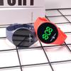 Унисекс Спортивные часы со светодиодным сенсорным экраном в корейском стиле – Модные, Простые, Дизайн с зеленой подсветкой