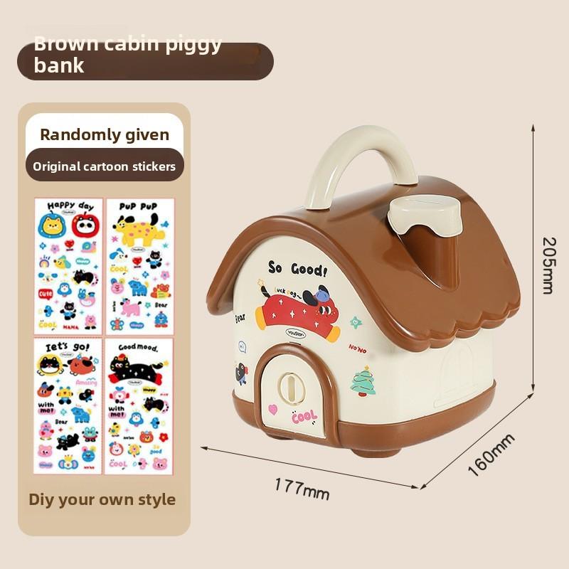 Копилка в форме дома, копилка-дофамин, домашний декор, подарки на фестиваль для мальчиков и девочек, коробки для хранения игрушек