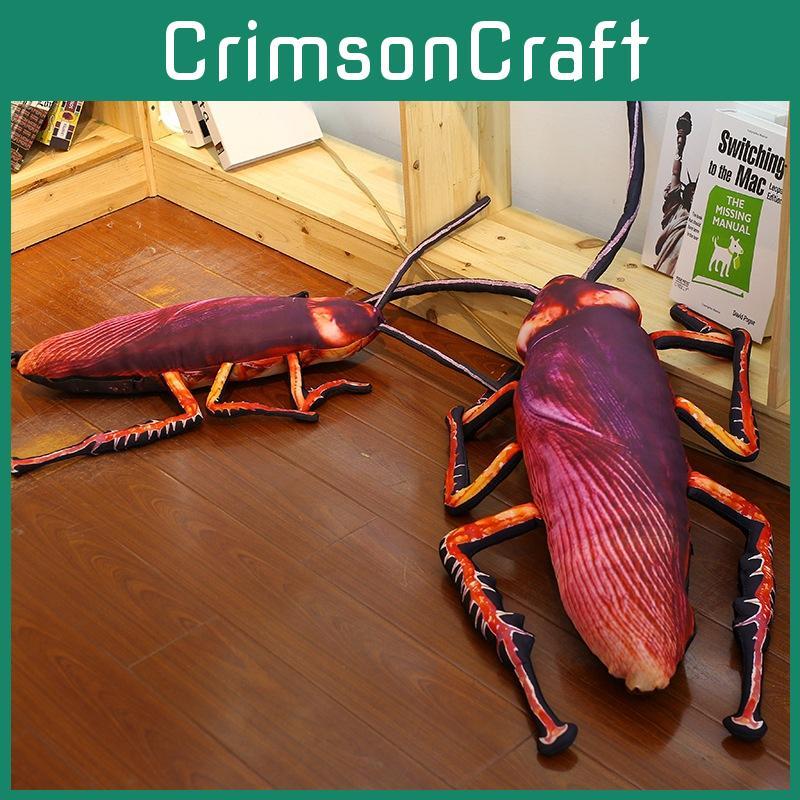 Реалистичная плюшевая подушка-таракан, уникальный подарок-прикол, коротковорсовая мягкая игрушка