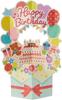 Sanrio Birthday Celebration Box with Cake and Flowers L338 Birthday- BD38-0