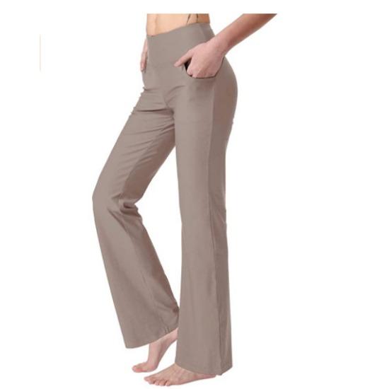 GMXIA Широкие брюки, повседневные штаны для йоги с высокой талией для девочек