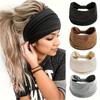 Unisex Non-slip Sports Workout Headband Breathable Lightweight Elastic Turban Sweatband for Running Walking