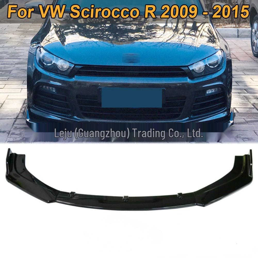 Комплект передних боковых сплиттеров для Volkswagen Scirocco R 2009-2015 (Набор из 3 предметов)
