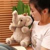 Plush Realistic Elephant Toy Cute Stuffed Animal Companion Ideal For Children And Decoration