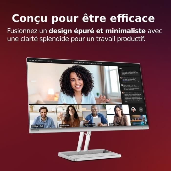 Ecran PC LENOVO L27i-40 | 27" FHD IPS 100Hz - 4ms - HDMI 1.4 - VGA - AMD FreeSync™
