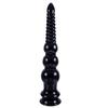 Hitasi Anal Extra Long Anal Anal with Suction Anal Soft Spiral Anal Anal For For Adult Anal Total Length Black Plug, Dildo, Beads, Dildo, Cup, Pearls,