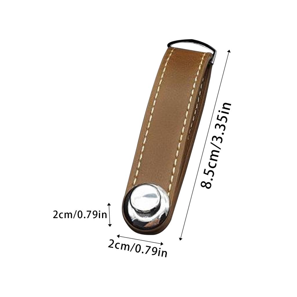 Custom Engraved Leather Key Storage Keychain