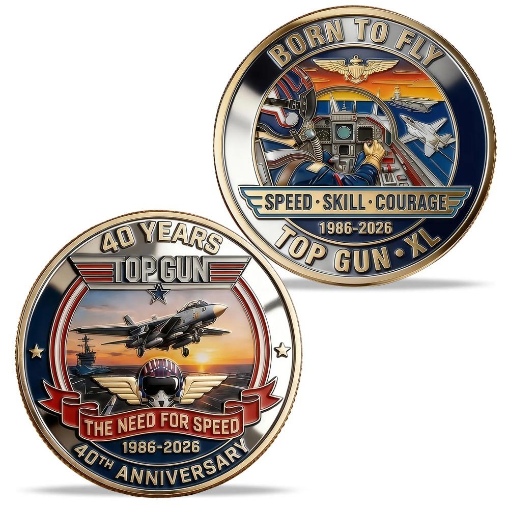 Шлем пилота Мэверика к 40-летию Top Gun, Коллекционная фигурка-украшение, Кино-сувенир, Настольный декор для фанатов, Подарки для вечеринки