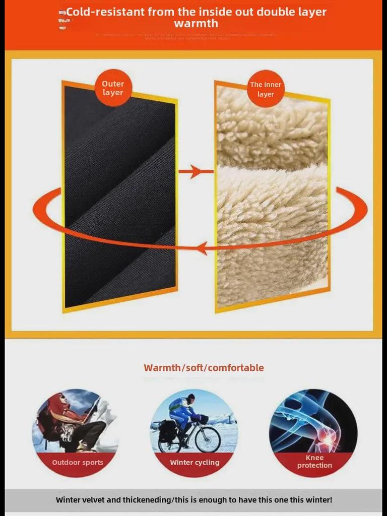 Мужские зимние водонепроницаемые ветрозащитные брюки с флисовой подкладкой — плотные, теплые и удобные для пап среднего возраста