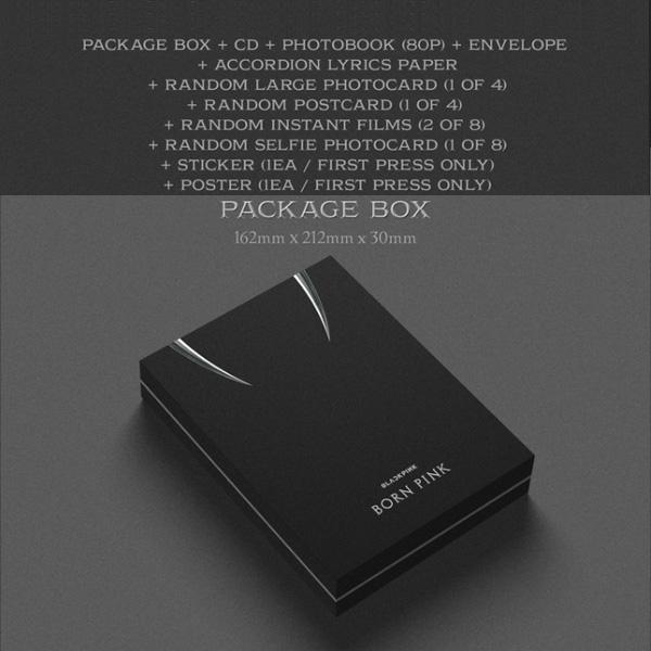 BLACKPINK : 2-й АЛЬБОМ - BORN PINK [BOX SET ver.] (ЧЕРНЫЙ вер.)