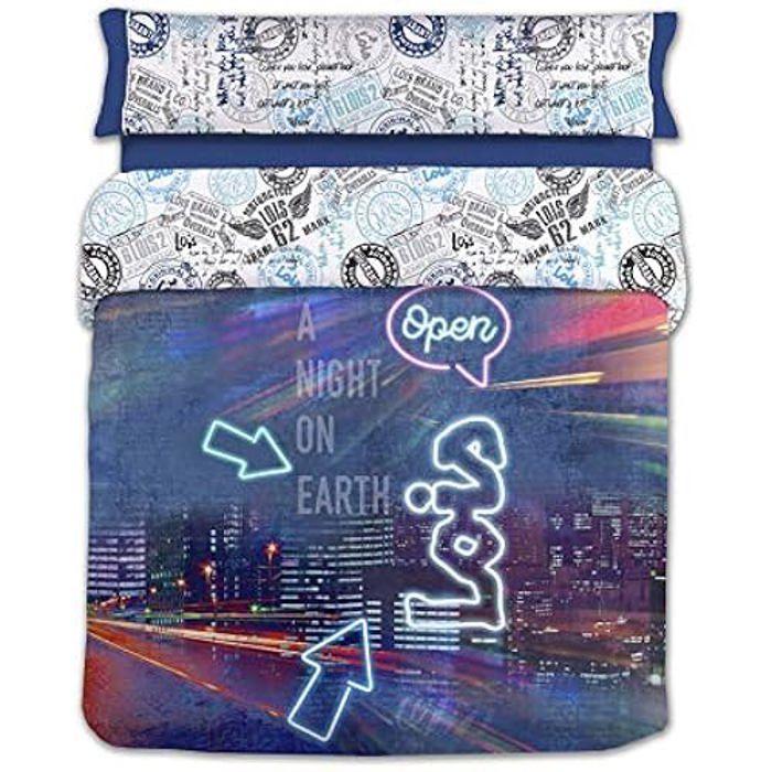 Tejidos Reina Lois Housse de couette réversible pour lit de 150 cm