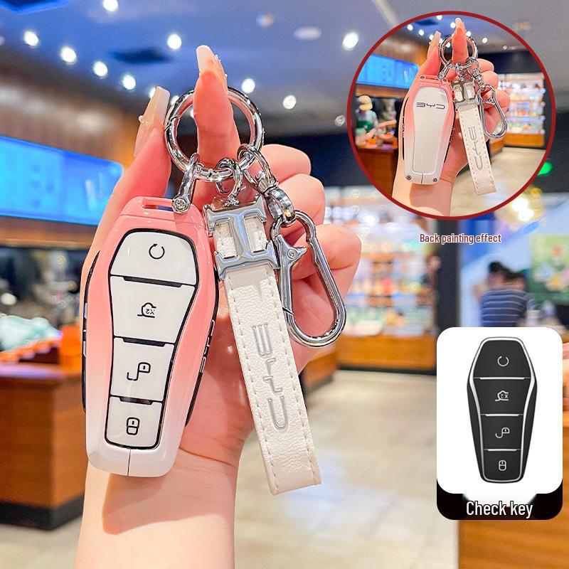 Чехлы для ключей автомобиля BYD для Han, Qin Plus DMI, Song Pro, Song L, Tang, Yuan, Destroyer 05, Seagull, Dolphin