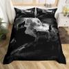 Wolf Duvet Cover Set Wolf With Mechanical Eye Bedding Set For Kid Teens Adults 3d Printing Queen King Size Polyester Quilt Cover